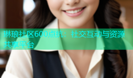琳琅社区600点抗：社交互动与资源共享平台