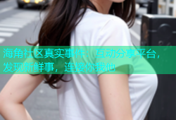 海角社区真实事件：互动分享平台，发现新鲜事，连接你我他