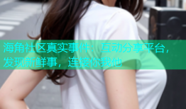 海角社区真实事件：互动分享平台，发现新鲜事，连接你我他