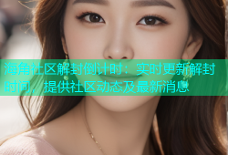 海角社区解封倒计时：实时更新解封时间，提供社区动态及最新消息