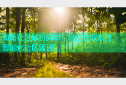 海角社区解析脚本：轻松获取数据，智能化社区管理