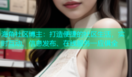 海角社区博主：打造便捷的社区生活，实时互动、信息发布、在线服务一应俱全