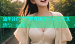 海角社区江可爱互动平台 社交资讯活动一站通