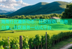 海角社区最新动态：社交互动、信息分享、社区服务一站式平台