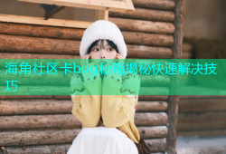 海角社区卡bug秘籍揭秘快速解决技巧