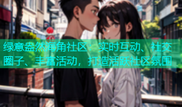 绿意盎然海角社区：实时互动、社交圈子、丰富活动，打造活跃社区氛围