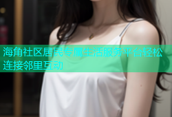 海角社区居民专属生活服务平台轻松连接邻里互动