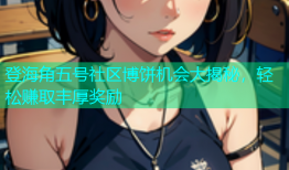 登海角五号社区博饼机会大揭秘，轻松赚取丰厚奖励
