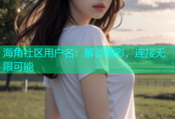 海角社区用户名：解锁精彩，连接无限可能