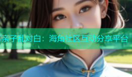 亲子乱对白：海角社区互动分享平台