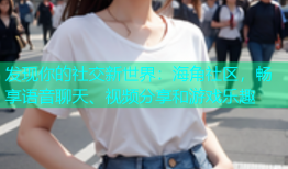 发现你的社交新世界：海角社区，畅享语音聊天、视频分享和游戏乐趣