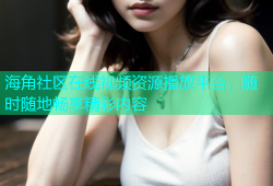 海角社区在线视频资源播放平台，随时随地畅享精彩内容