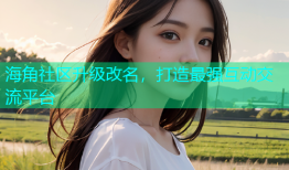 海角社区升级改名，打造最强互动交流平台