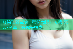 海角社区登录：精彩无限，同城-交友-分享，等你来探索