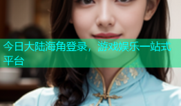 今日大陆海角登录，游戏娱乐一站式平台