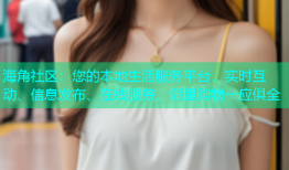 海角社区：您的本地生活服务平台，实时互动、信息发布、在线服务、邻里购物一应俱全