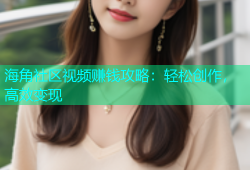 海角社区视频赚钱攻略：轻松创作，高效变现