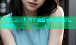 海角社区手机端快速登录畅享精彩互动体验