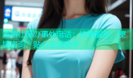 海角社区办事处电话：快速服务、便捷咨询、贴心生活助手