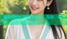 发现你的社区生活中心：互动、分享、服务一站式平台
