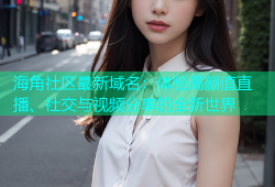 海角社区最新域名：体验高颜值直播、社交与视频分享的全新世界