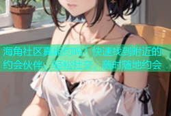 海角社区真能约吗？快速找到附近的约会伙伴，轻松社交，随时随地约会
