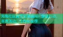 海角社区真实生活瞬间：便捷互动、丰富活动、个性化推荐