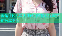 海角社区八级大狂风迟到精彩互动实时分享平台