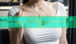 海角社区最新动态：汇聚全球华人，多语种交流，共享资源，发现同城活动