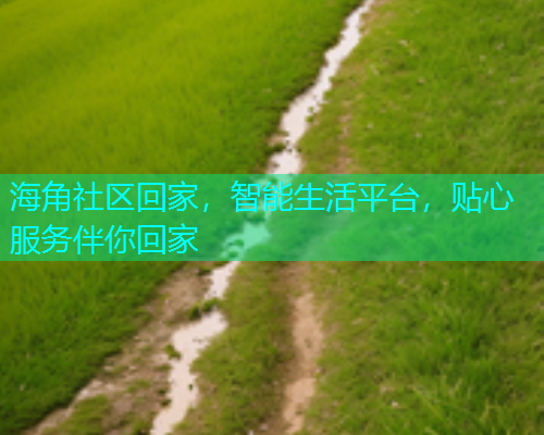 海角社区回家，智能生活平台，贴心服务伴你回家