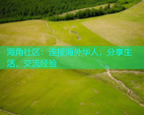 海角社区：连接海外华人，分享生活，交流经验