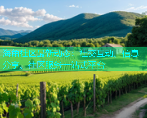 海角社区最新动态：社交互动、信息分享、社区服务一站式平台