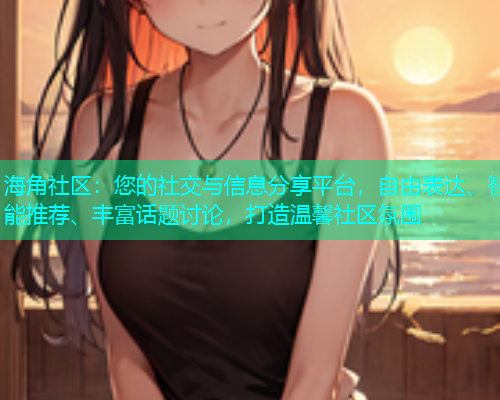海角社区：您的社交与信息分享平台，自由表达、智能推荐、丰富话题讨论，打造温馨社区氛围