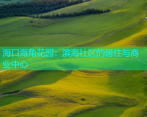 海口海角花园：滨海社区的居住与商业中心