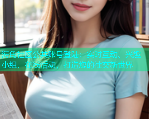 海角社区公共账号登陆：实时互动、兴趣小组、在线活动，打造您的社交新世界
