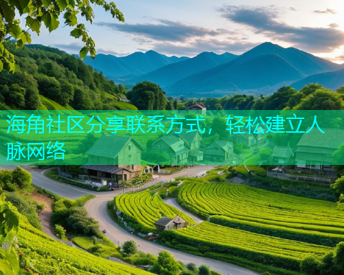 海角社区分享联系方式，轻松建立人脉网络