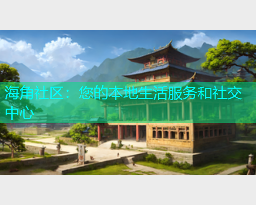 海角社区：您的本地生活服务和社交中心