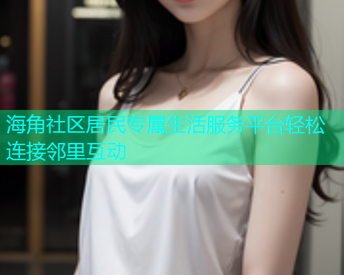 海角社区居民专属生活服务平台轻松连接邻里互动